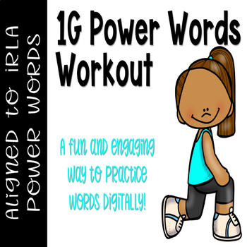 Preview of 1G Power Words Workout IRLA Aligned/ Distance Learning
