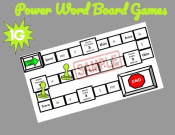 Preview of 1G power word game