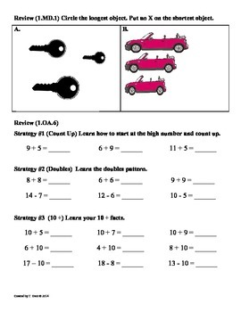 1md2 measure length 1st grade common core math worksheets by tonya