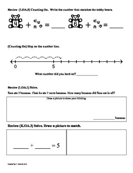 (1.NBT.1) Count to 30 -1st Grade Common Core Math Worksheets Part A