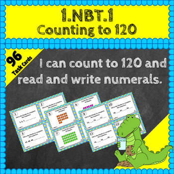 Preview of 1.NBT.1 Task Cards ★ Extending Counting Sequence 1st Grade Math Centers