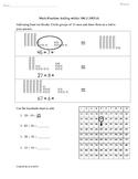 1.NBT.4 Adding within 100 First Grade Common Core Math Worksheets