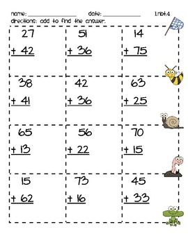 1nbt4 two digit addition without regrouping by kelly
