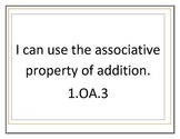 1.OA.3 Adding 3 digits, Associative Property Unit with QR Codes