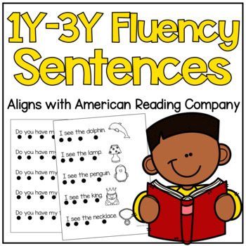 Preview of 1Y-3Y Fluency Sentences
