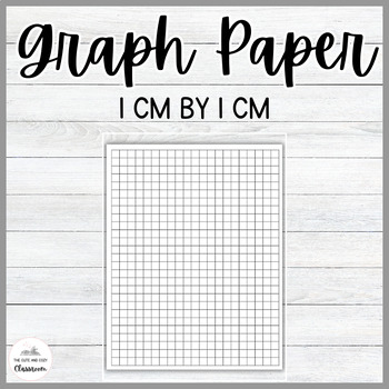 1 cm by 1 cm graph paper by heather s modern market tpt