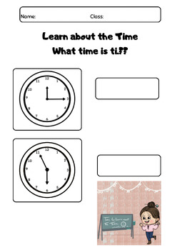Preview of 2p Count the number. 1p What is the time
