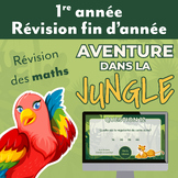 1re année - Maths - Jeu de révision fin d'année