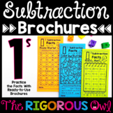 1s Subtraction Brochures - 1 Subtraction Facts Practice Di