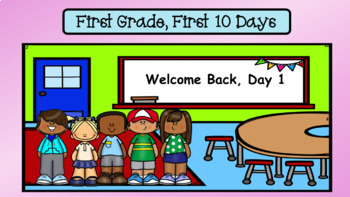 Preview of 1st 10 Days of 1st Grade (Kindergarten Review)