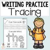 Tracing Practice - Worksheets and Center Activities