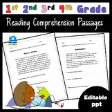 1st 2nd 3rd 4th Grade Reading Comprehension Passages Short
