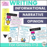 1st, 2nd, 3rd Grade Writing Prompts for Narrative, Informative, Opinion Writing