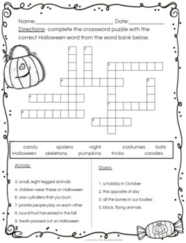 1st & 2nd Grade Halloween Math And Literacy Centers: No Prep! 