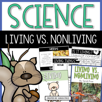 Preview of 1st & 2nd Grade Life Science - Living & Non-Living Things Activities & Lessons