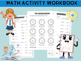 1st & 2nd Grade Math Centers and Review Math Activity Work