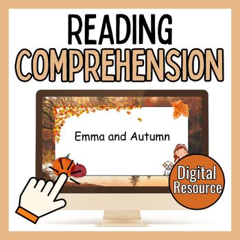 Preview of 1st & 2nd Grades Reading Passages With Comprehension Questions Google Slides