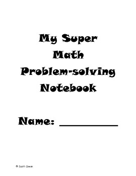 Preview of 1st - 3rd Grade Additional/Subtraction Problem-solving Notebook