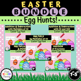 1st-5th Grade SPRING MATH FUN Easter Egg Hunts | BUNDLE