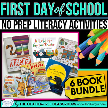 Preview of 1st DAY OF SCHOOL READ ALOUD ACTIVITIES first day picture book companions