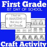 1st Day of First Grade School | Craft Activity Crown Headb