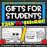 1st Day of School Treat Notes for Students from Teacher! (
