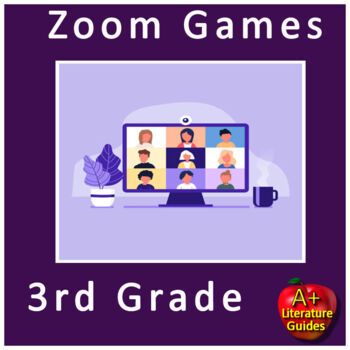 Virtual Meeting Zoom Games - 3Rd Grade Reading & Math Distance Learning Digital