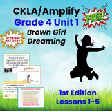 1st Edition Brown Girl Dreaming Unit 1 4th Grade  Lessons 