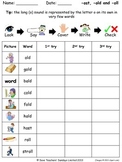 1st grade / First grade Spelling Worksheets (78 worksheets)