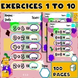 1st Grade 1 to 10 worksheets 2024 / Colorful Template