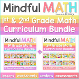 1st Grade & 2nd Grade Guided Math Year Long Curriculum, Le