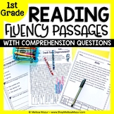 Reading Fluency Passages & Comprehension Questions 1st Grade | Distance Learning