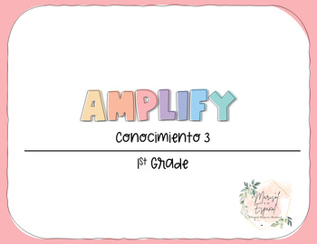 Preview of 1st Grade AMPLIFY SPANISH | Conocimiento 3: Tierras Diferentes Cuentos Similares