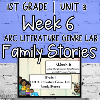 Preview of 1st Grade ARC Core | Unit 3 Week 6 | Family Stories