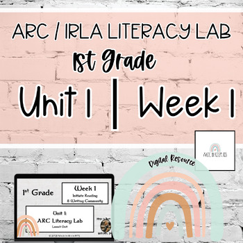 Preview of 1st Grade ARC Literacy Lab | Unit 1 | Week 1