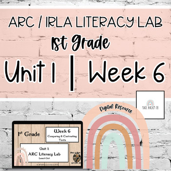 Preview of 1st Grade ARC Literacy Lab | Unit 1 | Week 6