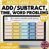 1st Grade Activity End of Year Math Review Game Show