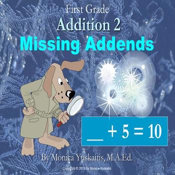 Preview of 1st Grade Addition 2 - Missing Addends Powerpoint Lesson