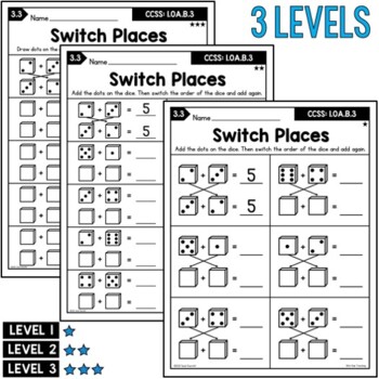 Differentiated First Grade Addition to 10 Worksheets by ...