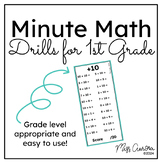 1st Grade Addition&Subtraction 0-10 Math Fact Fluency Dril