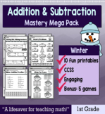 1st Grade Addition & Subtraction "Mastery Pack" for January
