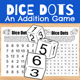 1st Grade Addition Up to 20 Fact Fluency Dice Games Math C