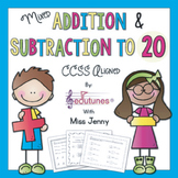 Mixed Addition and Subtraction to 20 Practice Pages | Use 