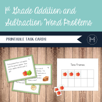 Preview of 1st Grade Addition and Subtraction Word Problems