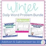 Winter Word Problems | 1st Grade Addition and Subtraction to 20
