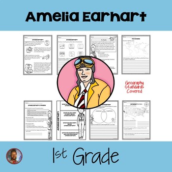 Preview of 1st Grade: Amelia Earhart