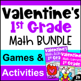 1st Grade BUNDLE: Fun Valentine's Day Math Activities with