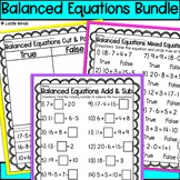 Balancing Equations First Grade Worksheets & Teaching Resources | TpT