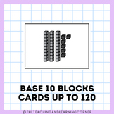 1st Grade: Base 10 Block Task Cards up to 120