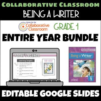 Preview of 1st Grade Being a Writer ENTIRE YEAR BUNDLE